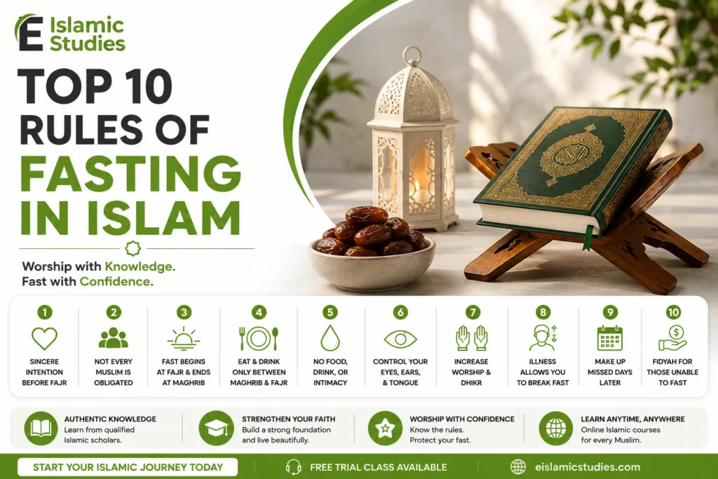 Top 10 Rules of Fasting in Islam Every Muslim Must Know
