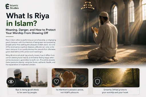 What Is Riya in Islam? Meaning, Danger, and How to Protect Your Worship From Showing Off