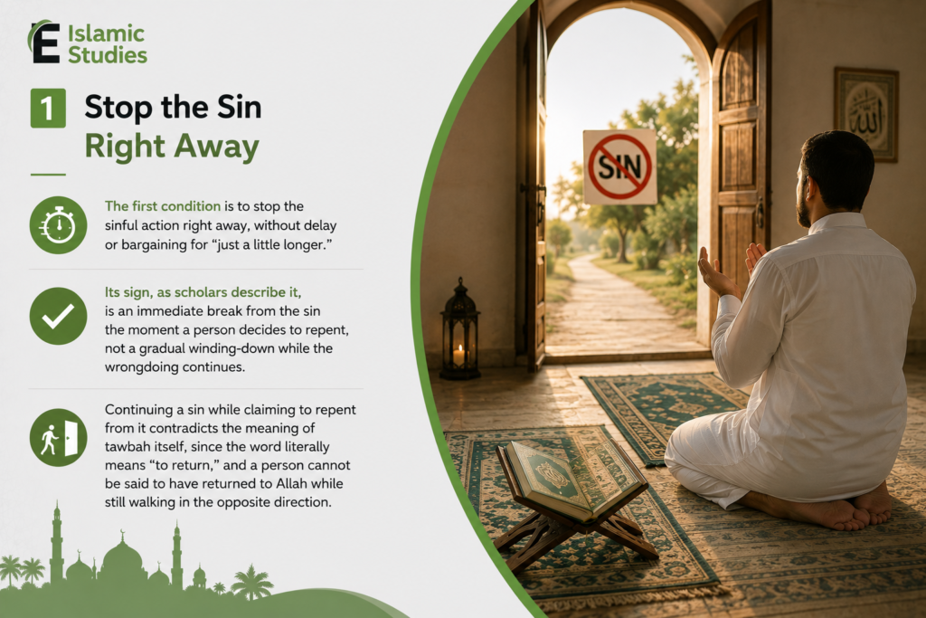 How to Repent in Islam: The Conditions of Valid Tawbah