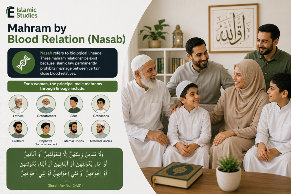 Mahram by Blood Relation (Nasab