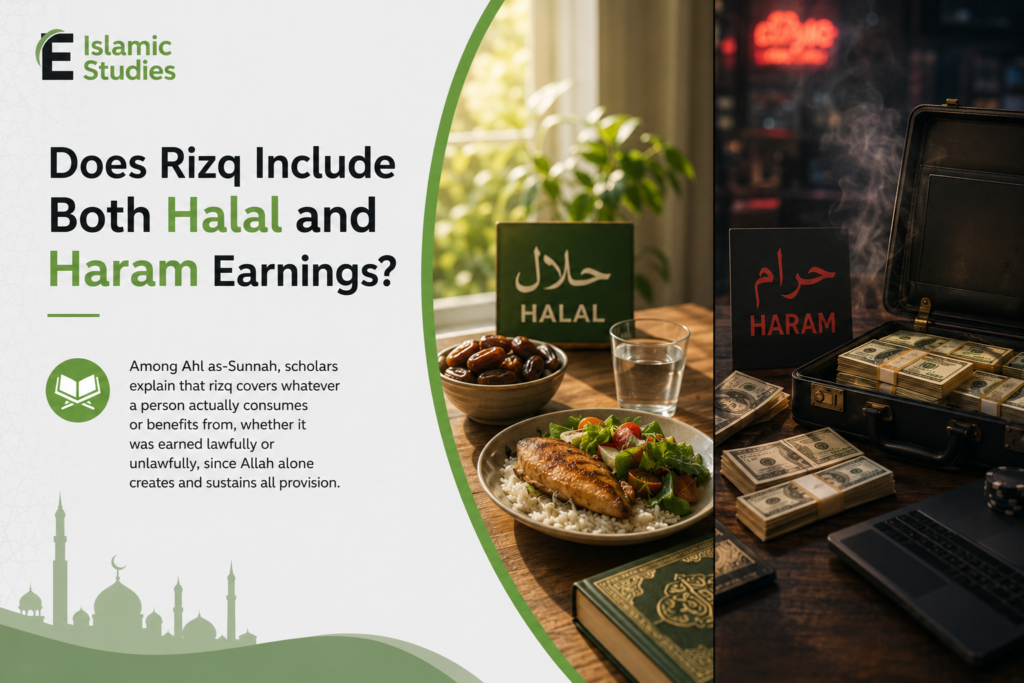 Does Rizq Include Both Halal and Haram Earnings?